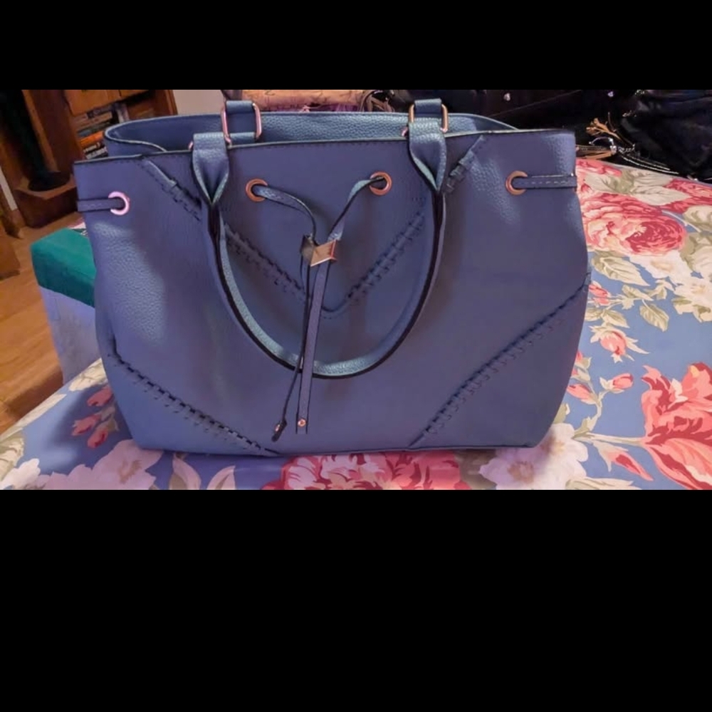 Stylish Blue Tote Bag